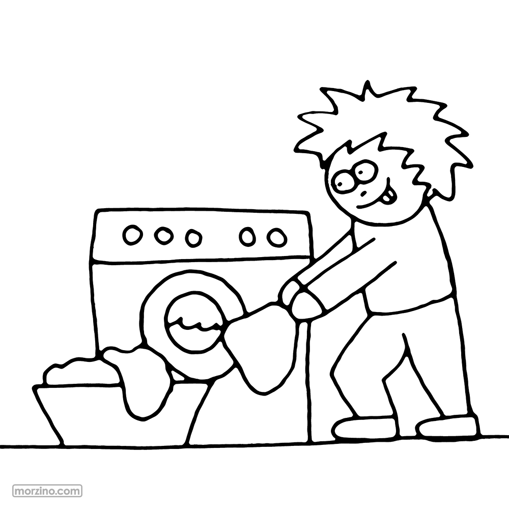 Ausmolbild: Wäschmaschinn