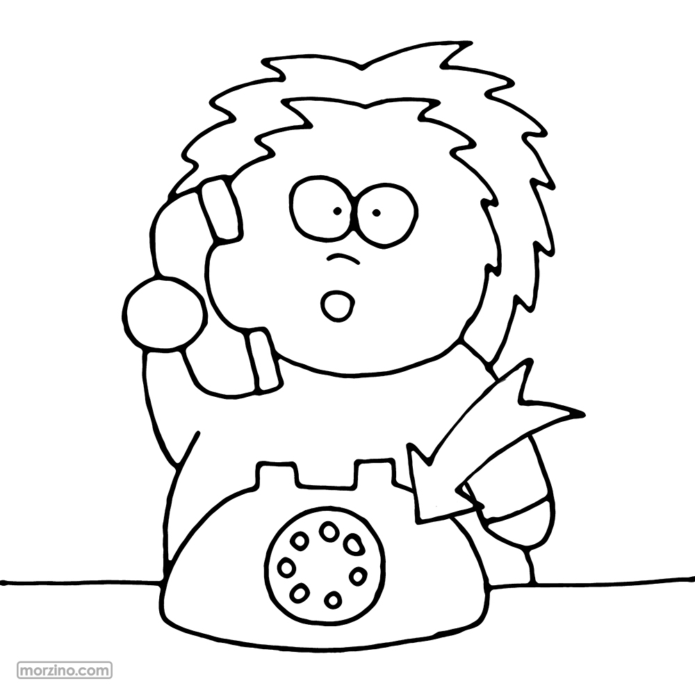 Bildwörterbuch: Telefon