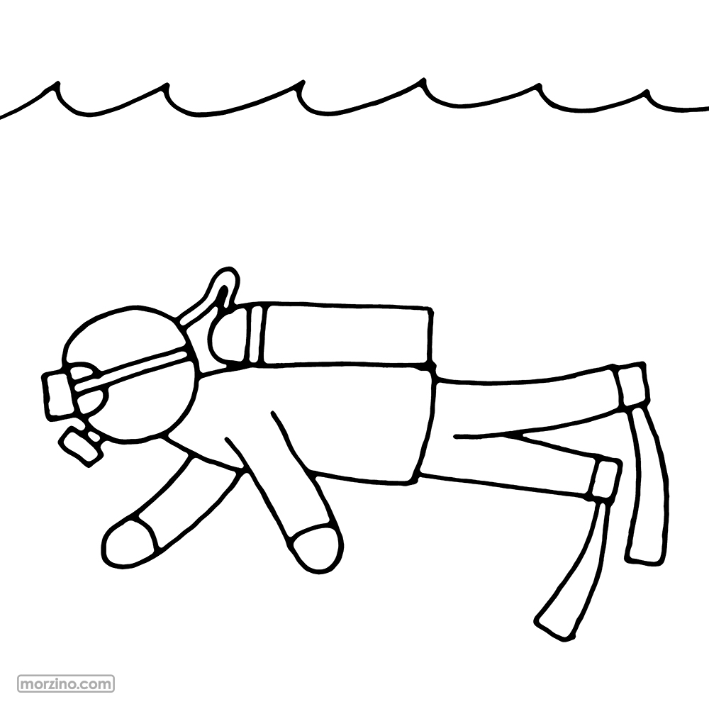 Ausmalbild: Sauerstoffflasche