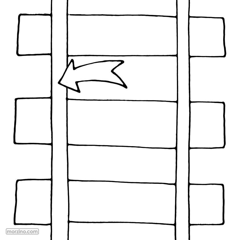 Bildwörterbuch: Schiene