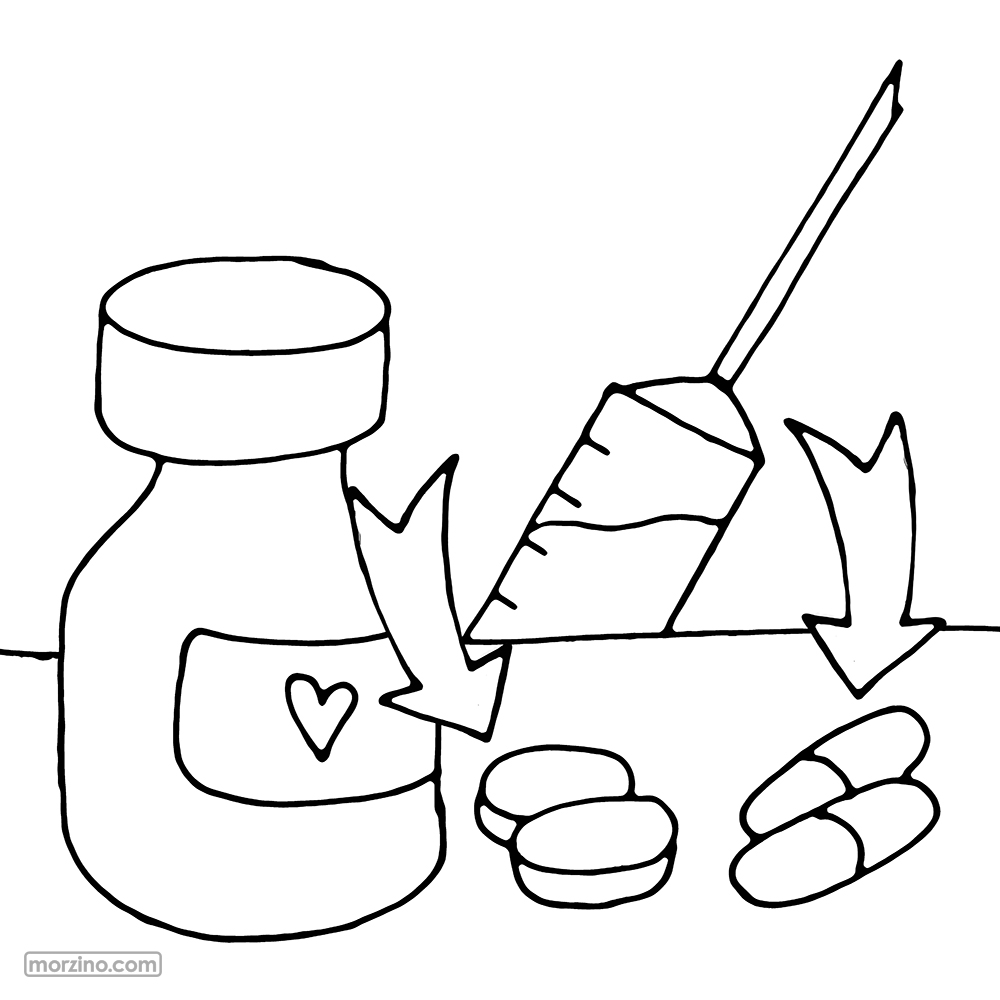 Bildwörterbuch: Pillen