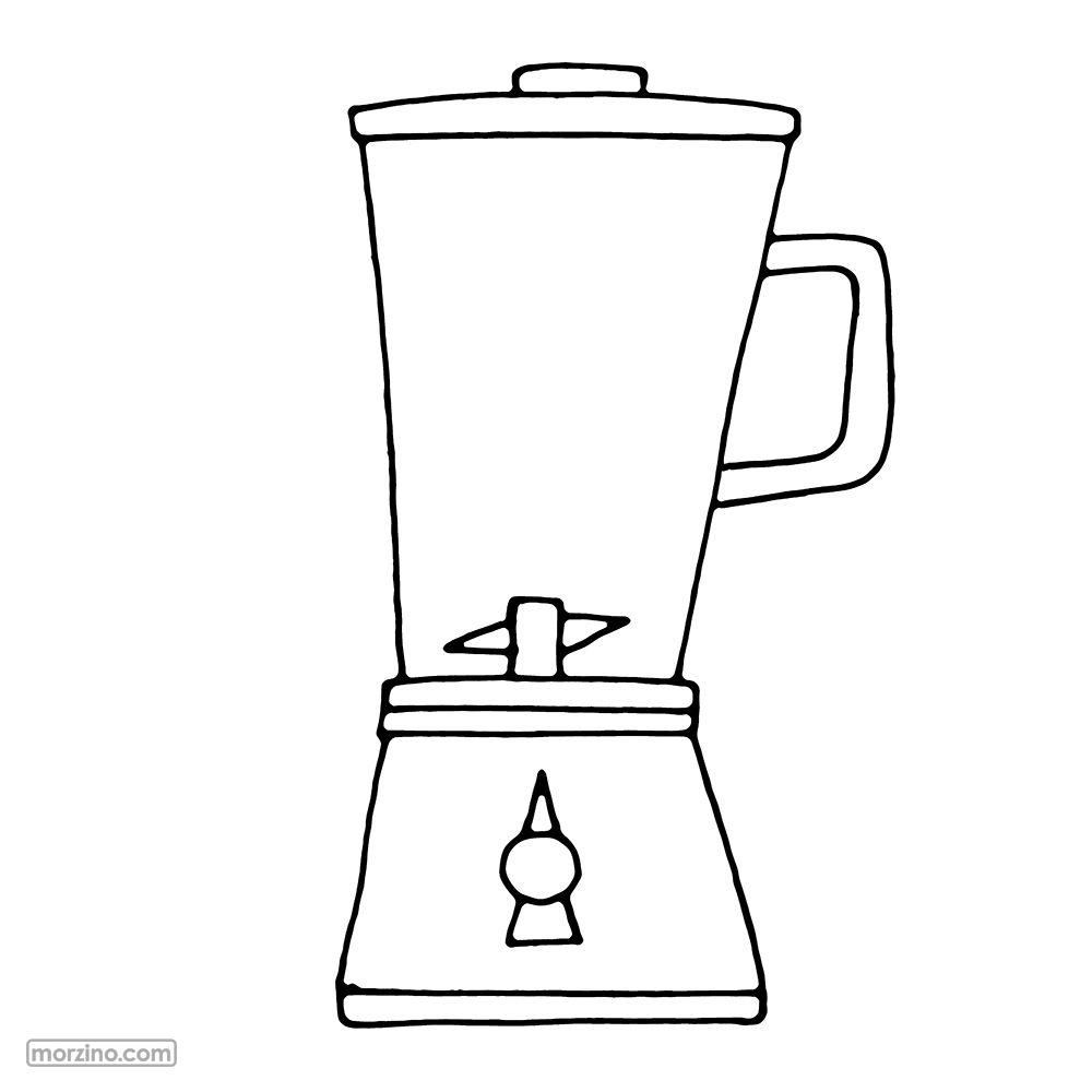 Ausmalbild: Standmixer