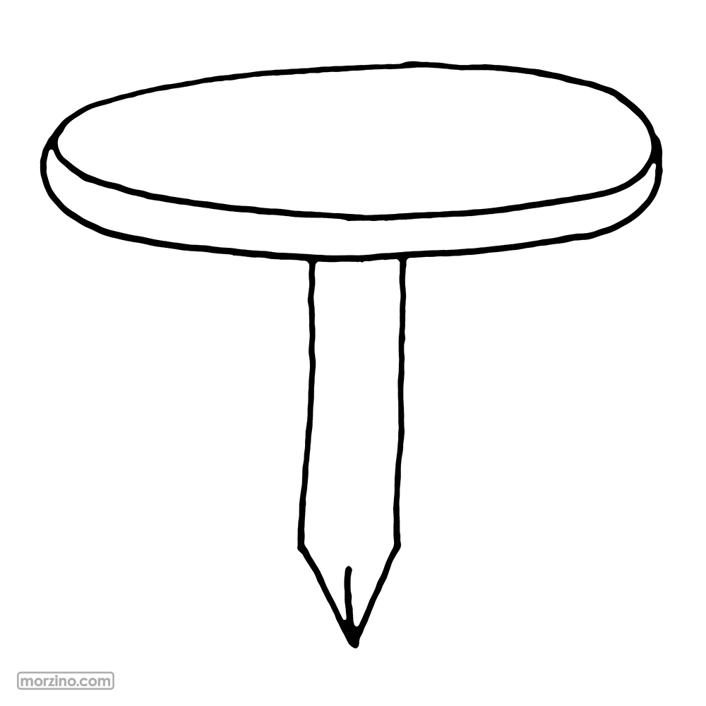 Ausmalbild: Pinnadel