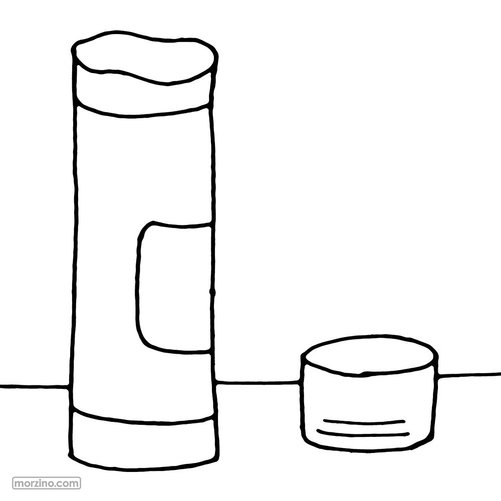 Ausmalbild: Klebestift