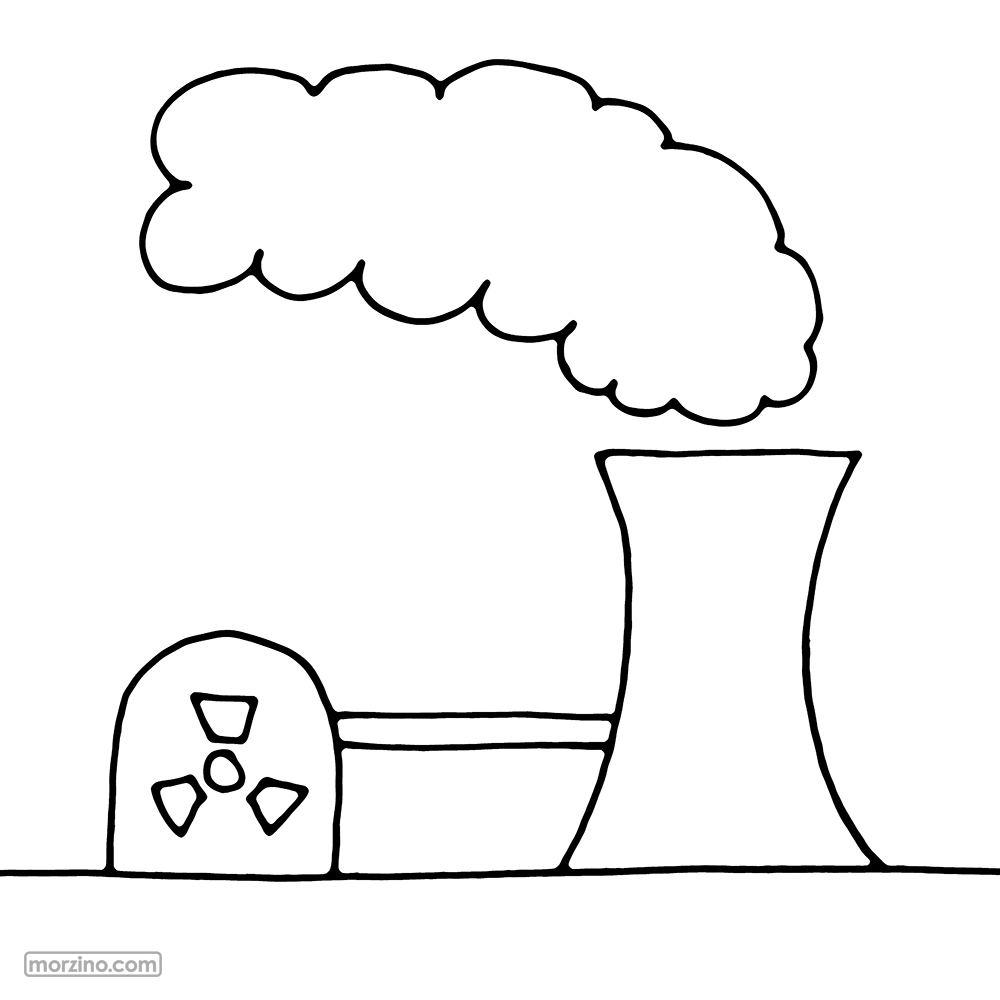 Ausmolbild: Atomkraftwierk