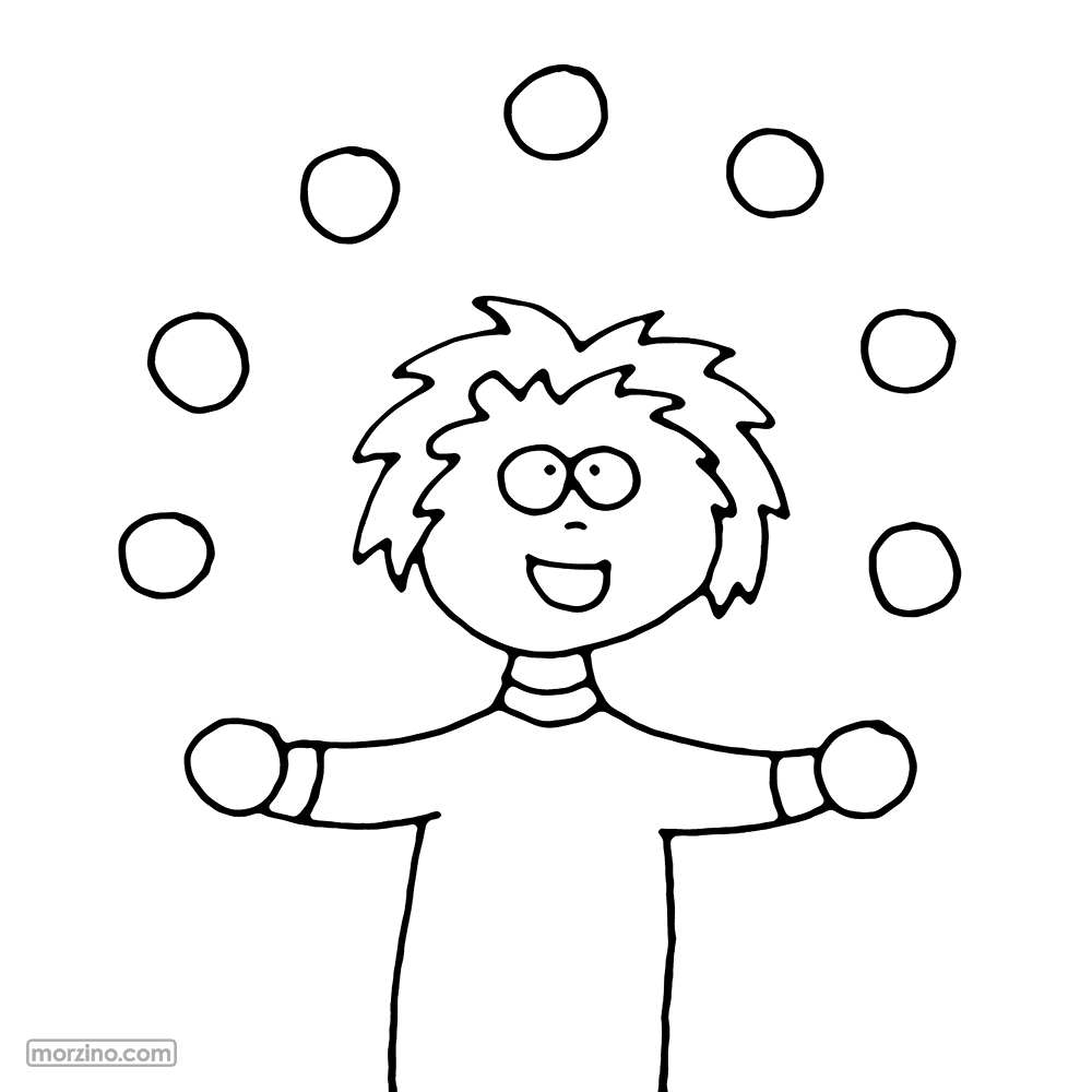 Ausmolbild: Jongleur