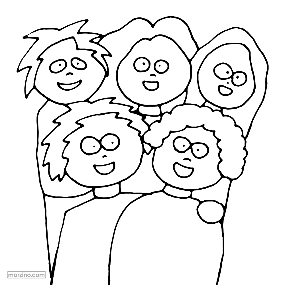 Ausmolbild: Mënschen