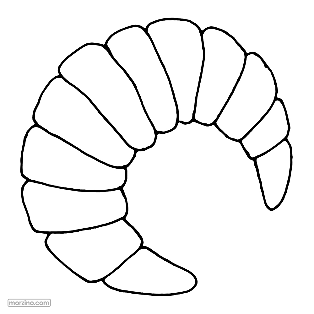 Ausmalbild: Hörnchen