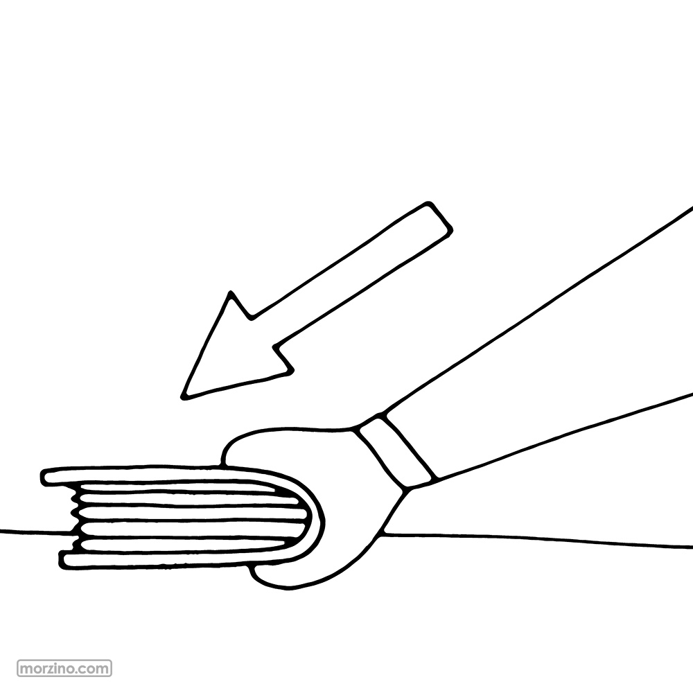 Ausmalbild: Ich lege