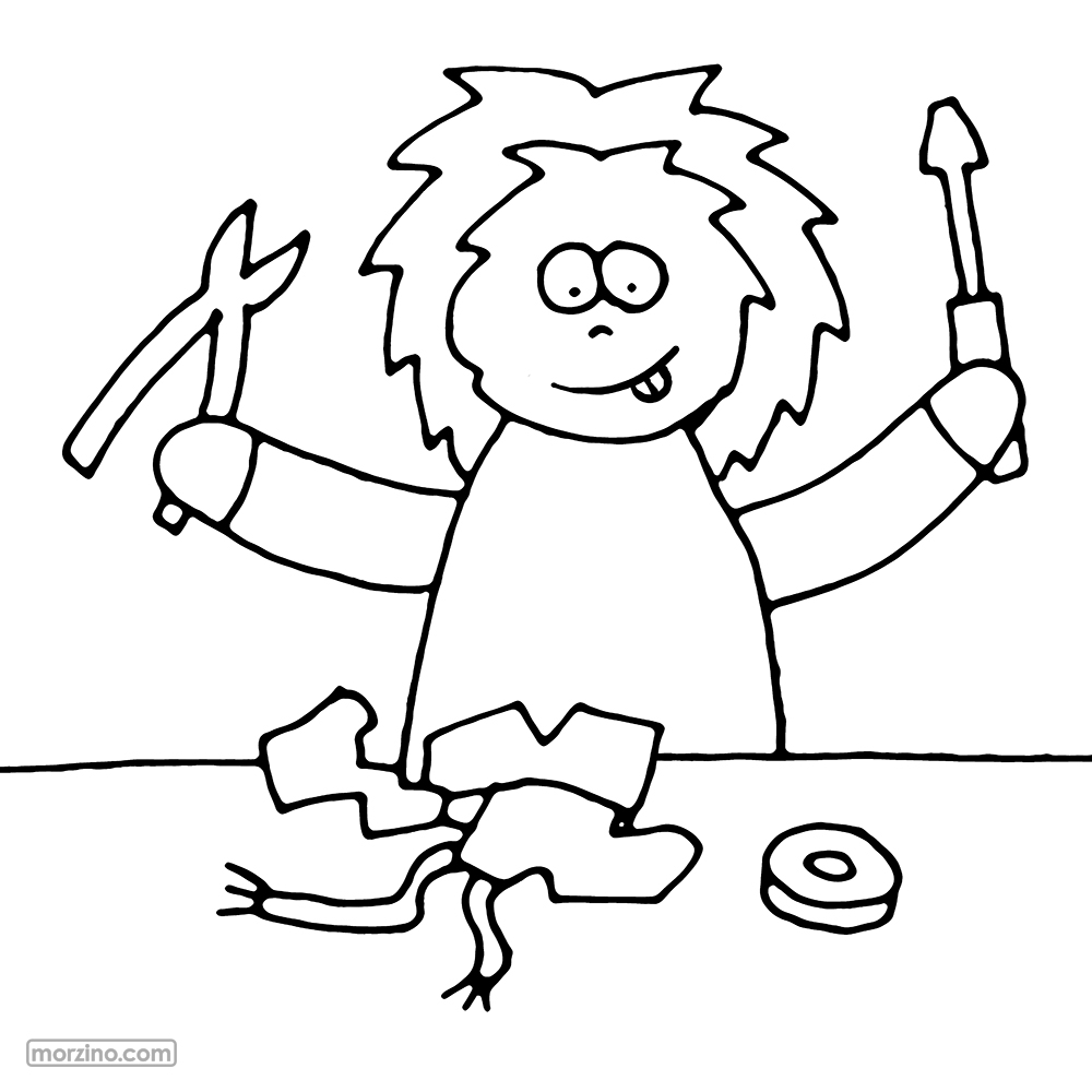 Ausmolbild: Ech reparéieren