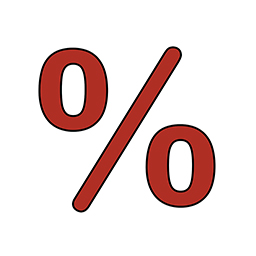 Signe de pourcentage