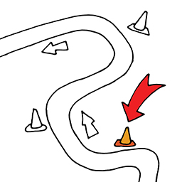 Cône de signalisation